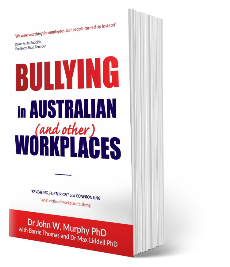 Book cover: Bullying in Australian (and Other) Workplaces